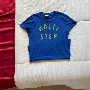 Blue ringer hollister tee